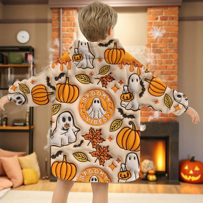 Personalized Halloween Blanket Hoodie QFHM5300902