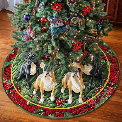French Bulldog Christmas Tree Skirt UKHH5201001