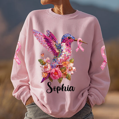 Women's Pink Ribbon T-shirt QFHM5180804