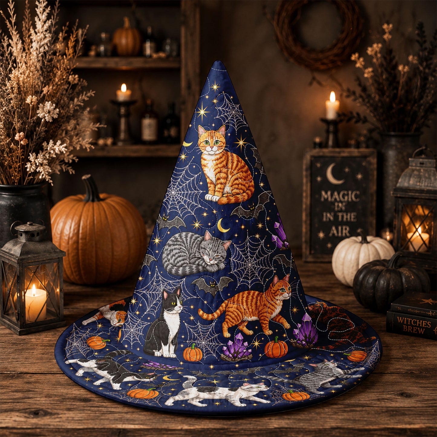 Halloween Cat Witch Hat NPND6140801