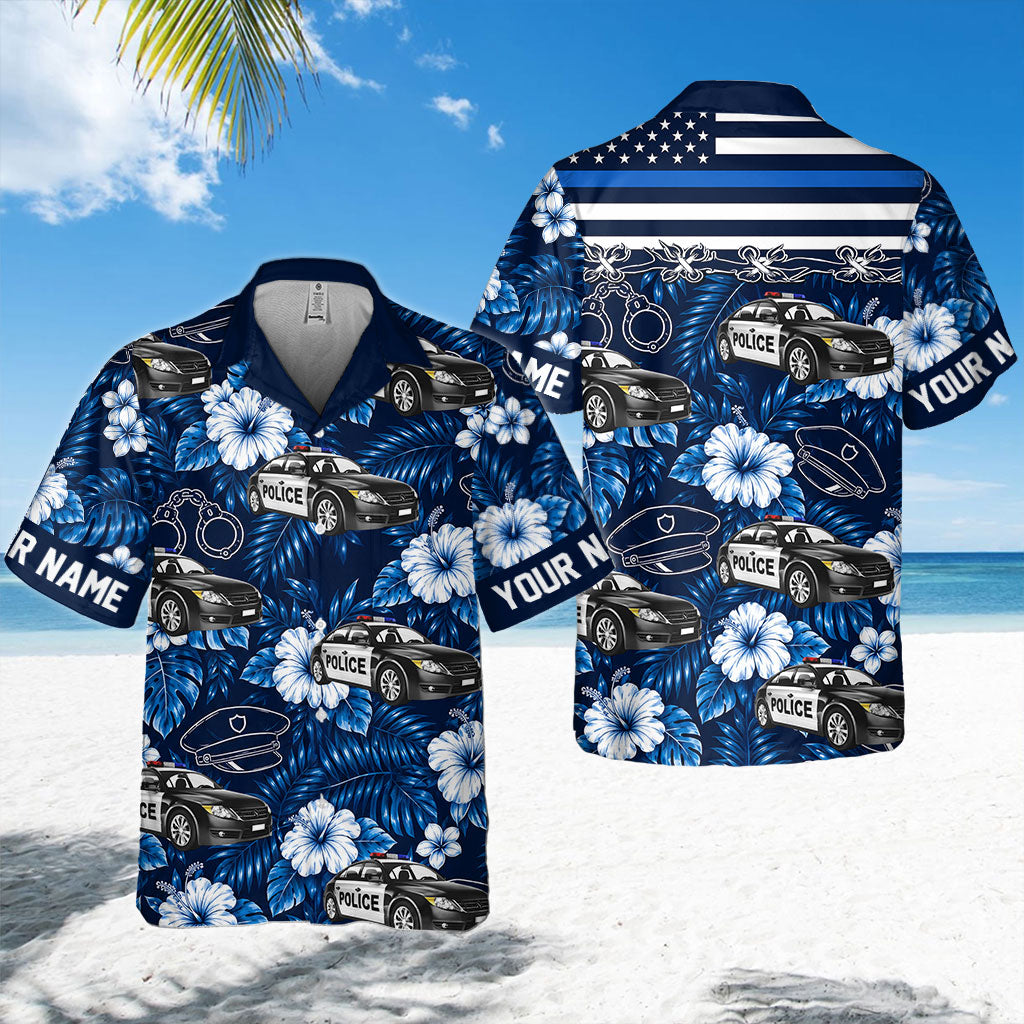 Custom Name Police Hawaii Shirt THND6080505