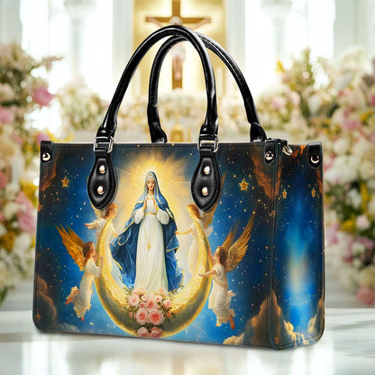 The Queen of Heaven Leather Virgin Mary HandBag UKND5120902