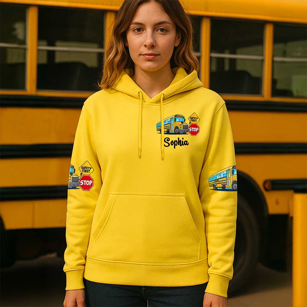 Personalized School Bus Driver 3D All Over Printed Clothes UKND5140801