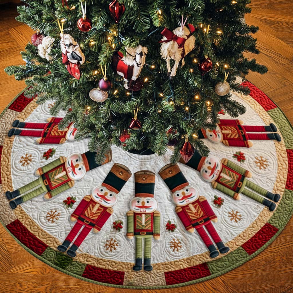 Nutcracker Christmas Tree Skirt QFHM5081006