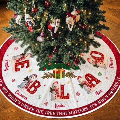 Personalized Family Tree Skirt UKPY5071006