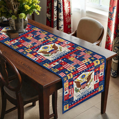 United States 250th Anniversary Quilt Table Runner UKNT6150402