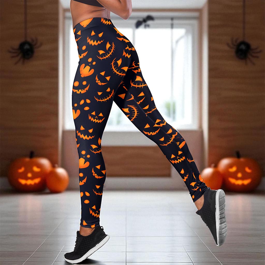 Halloween Orange Pumpkin Halloween Legging QFND5260802