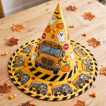 Personalized School Bus Driver Witch Hat NPND6240801