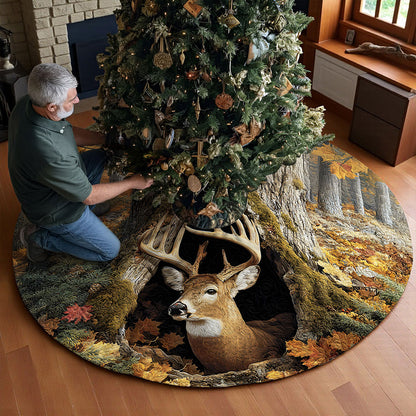 Deer Hunting Christmas Tree Skirt QFNT5221006