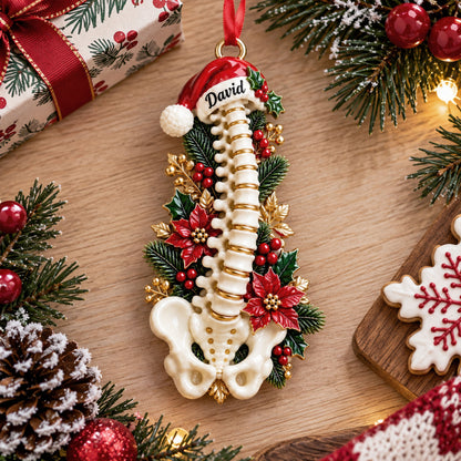 Personalized Chiropractor Christmas Ornament, Spine Spine Keepsake NPND6100760