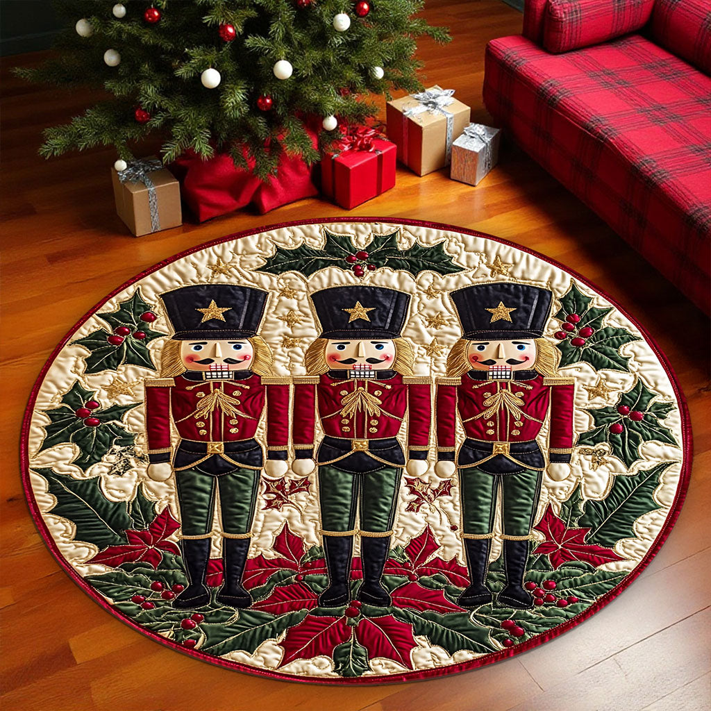 Nutcracker Round Mat, Christmas Round Rug UKNT5231005