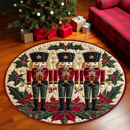 Nutcracker Round Mat, Christmas Round Rug UKNT5231005
