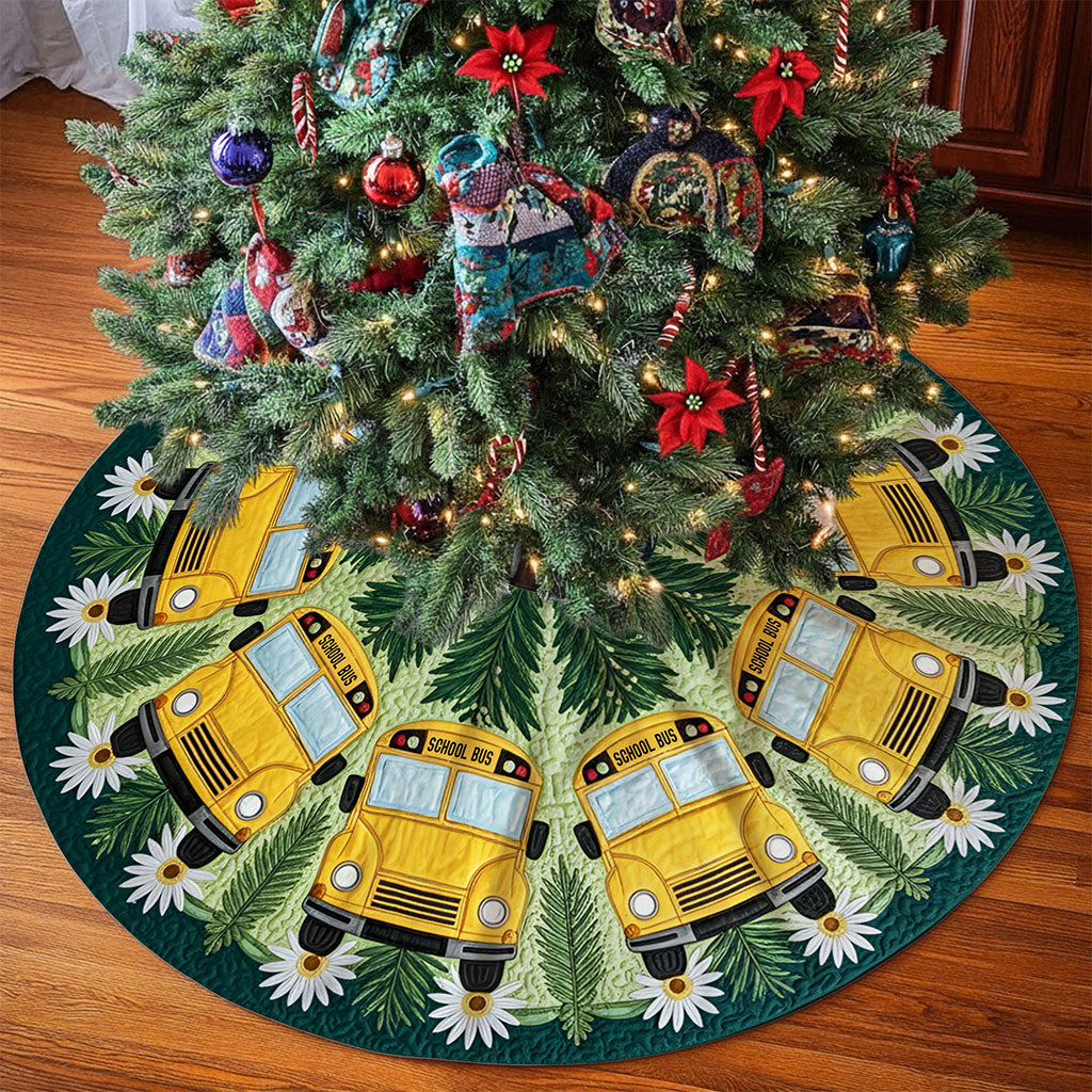 School Bus Christmas Tree Skirt QFTO5171001