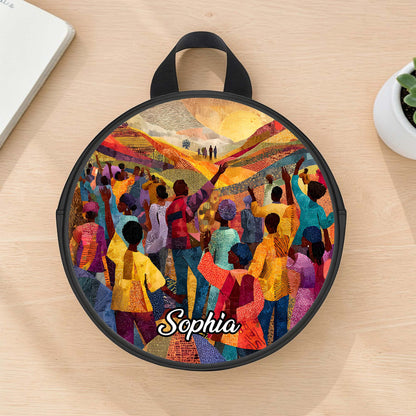 Custom Black Women History Round Crossbaby Bag THUU6060603