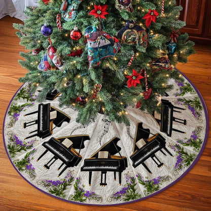 Piano Christmas Tree Skirt QFHA5291002