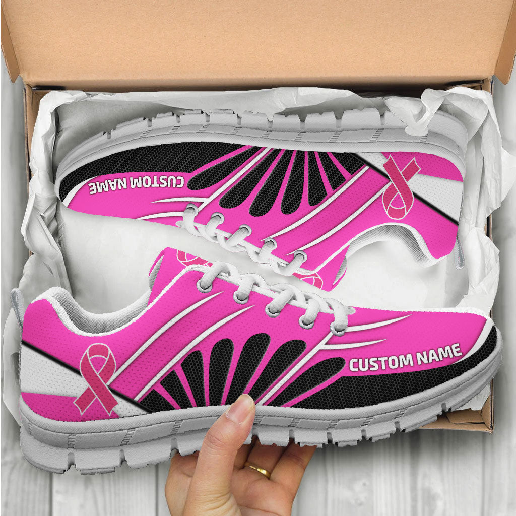 Personalized Breast Cancer Awareness Sneakers UKHA5070803