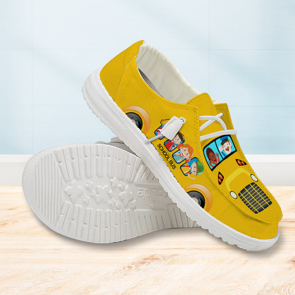 School Bus Driver Shoes, Back To School Gifts, Beginning Of School Year Gifts, Bus Driver Shoes, School Bus Driver Christmas Gifts QFHA4160701