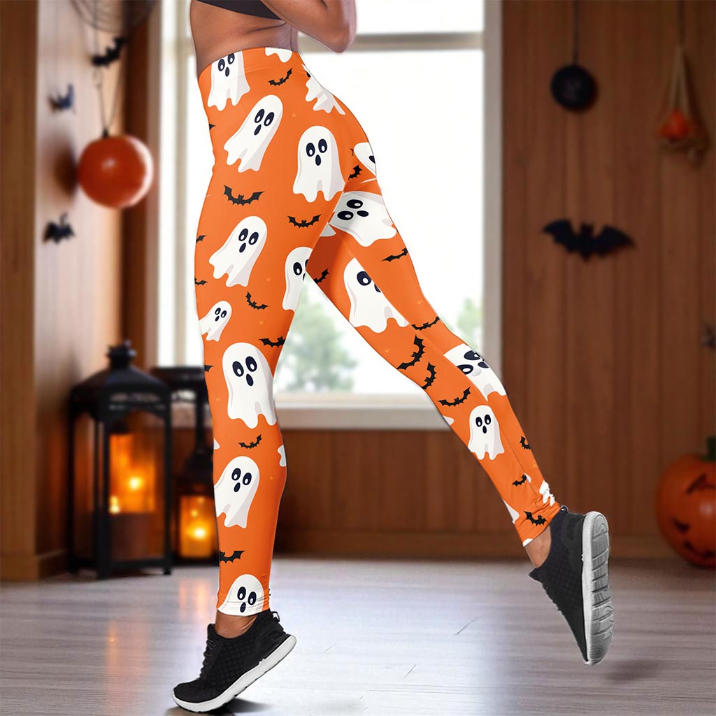 Halloween Ghost And Bat Legging QFND5260805