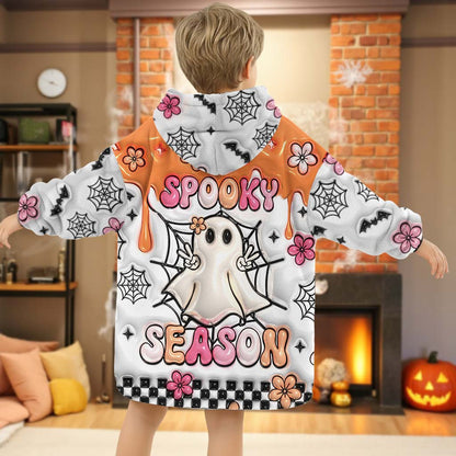 Personalized Halloween Blanket Hoodie QFHM5300904