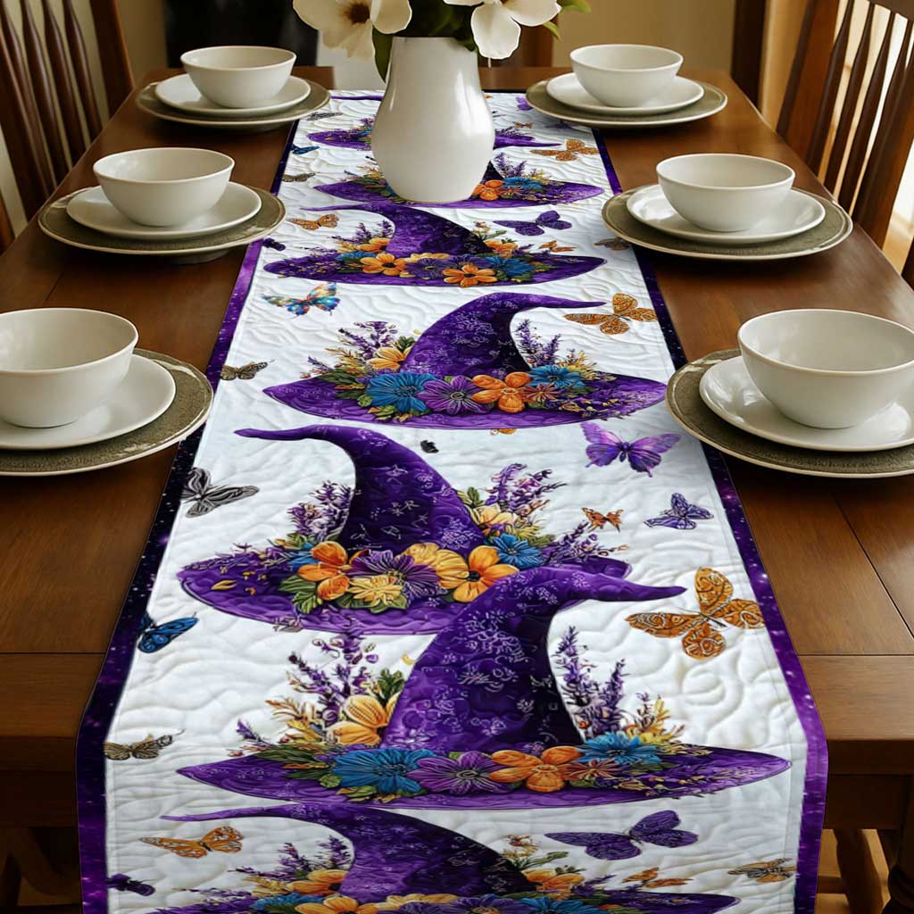 Witch Halloween Quilted Table Runner UKTD5270902