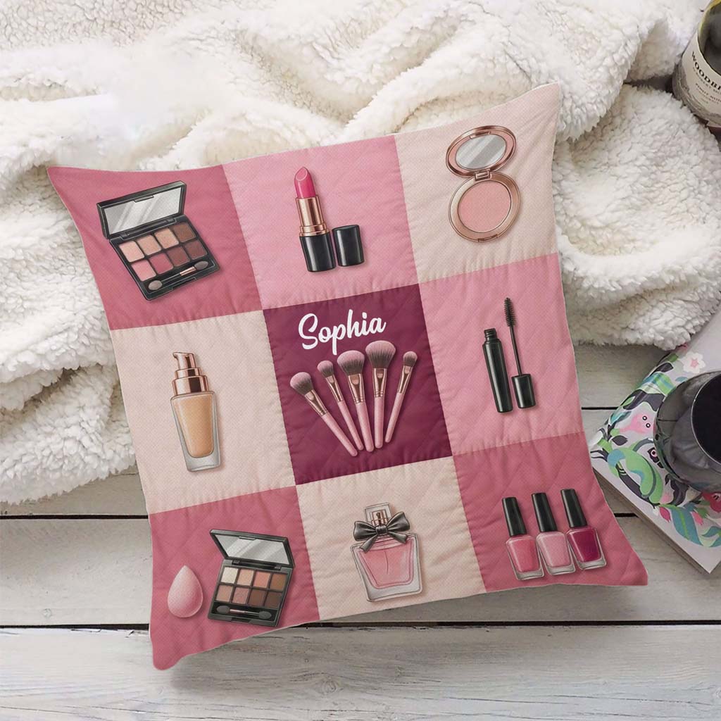Custom Make Up Linen Pillow THTD6200104