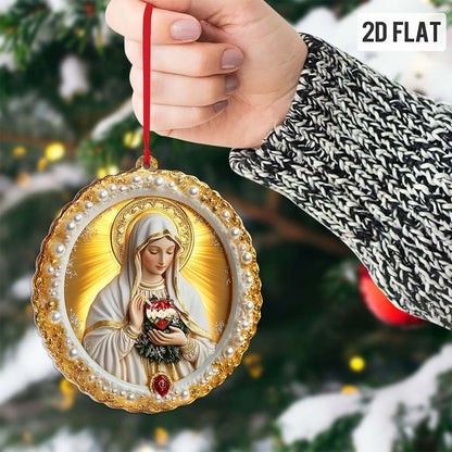 2D Flat Virgin Mary Acrylic Ornament UKPY5211006