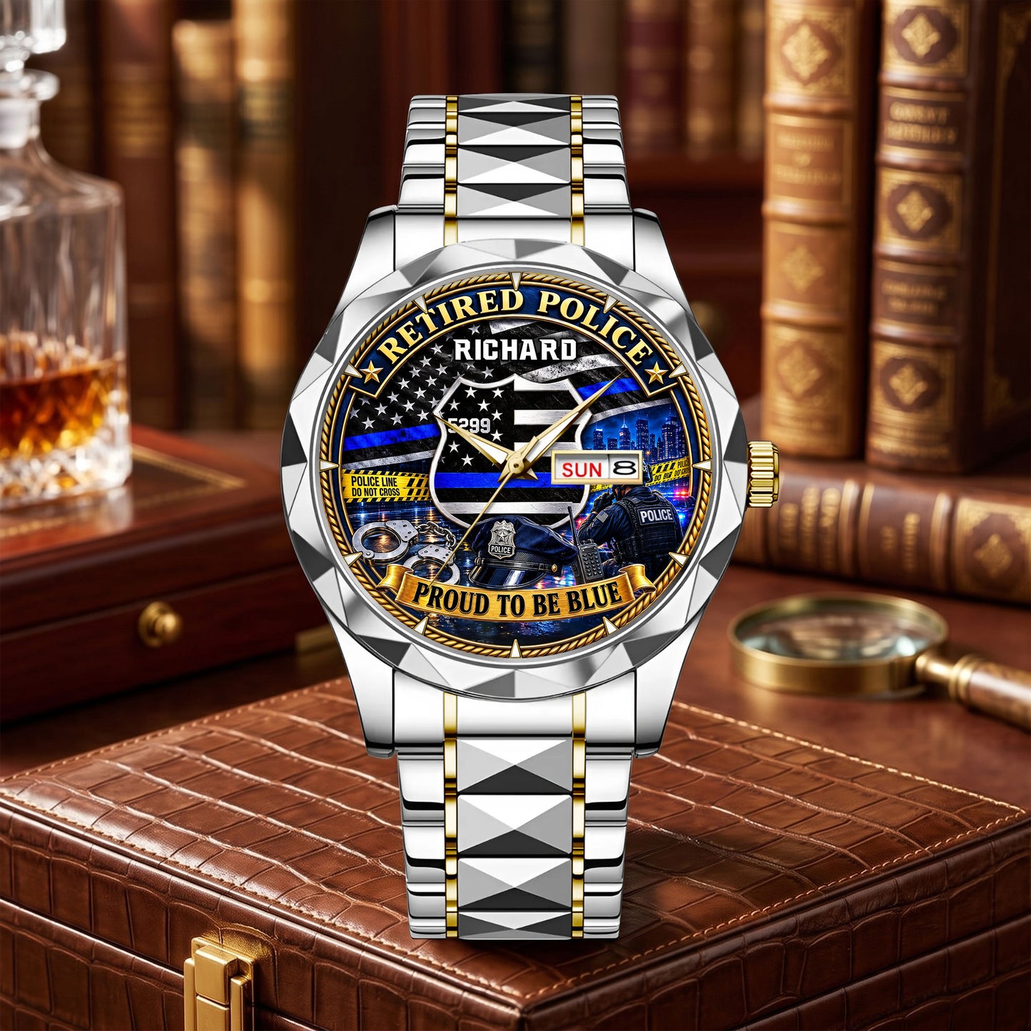 Personalized Police Watch UKPY6110801