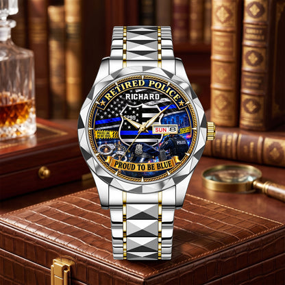 Personalized Police Watch UKPY6110801