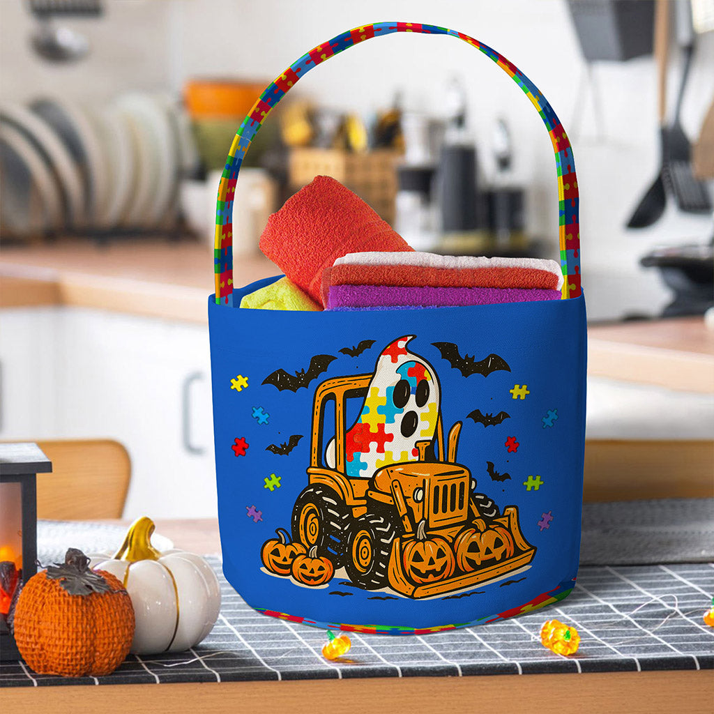 Personalized Autism Halloween Trick Or Treat Bag, Autism Awareness Halloween Gift UKNT5190803