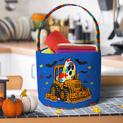 Personalized Autism Halloween Trick Or Treat Bag, Autism Awareness Halloween Gift UKNT5190803