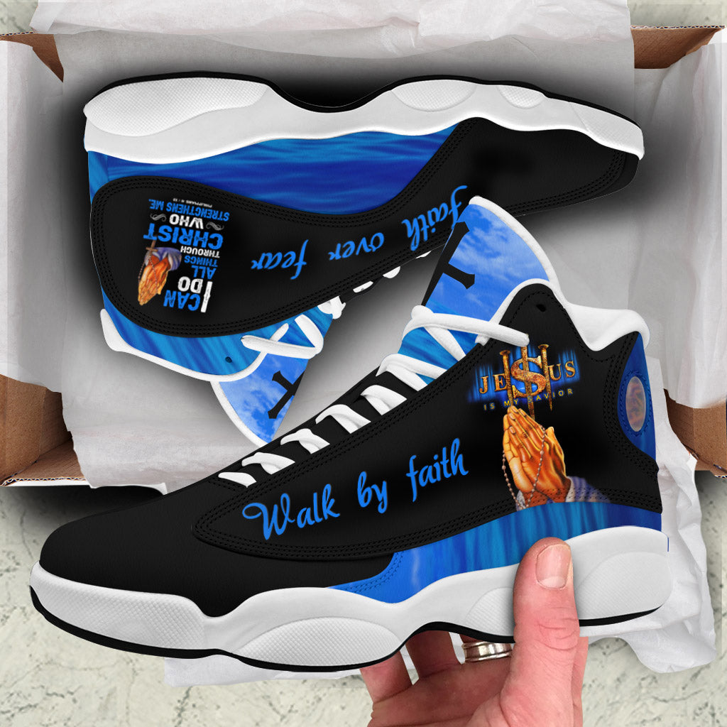 Jesus Is My Savior Shoes Jesus Gift Custom Shoes Gift QFYY010205