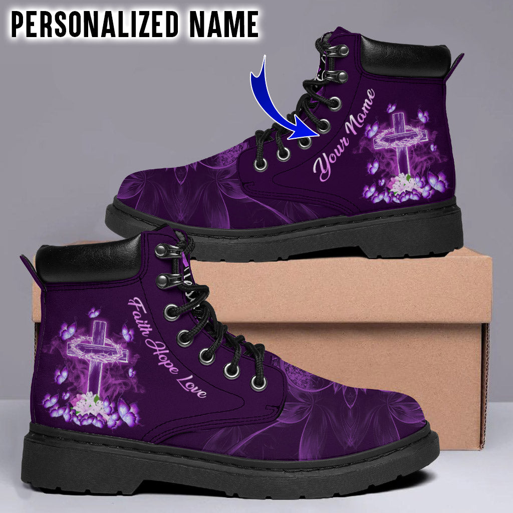 Personalized Name Jesus Boots UKYY3140601