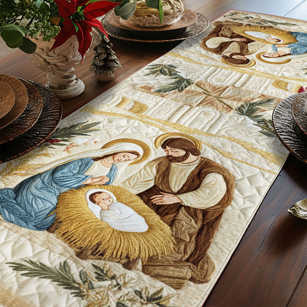 Nativity Scene Quilted Table Runner QFTO5171002