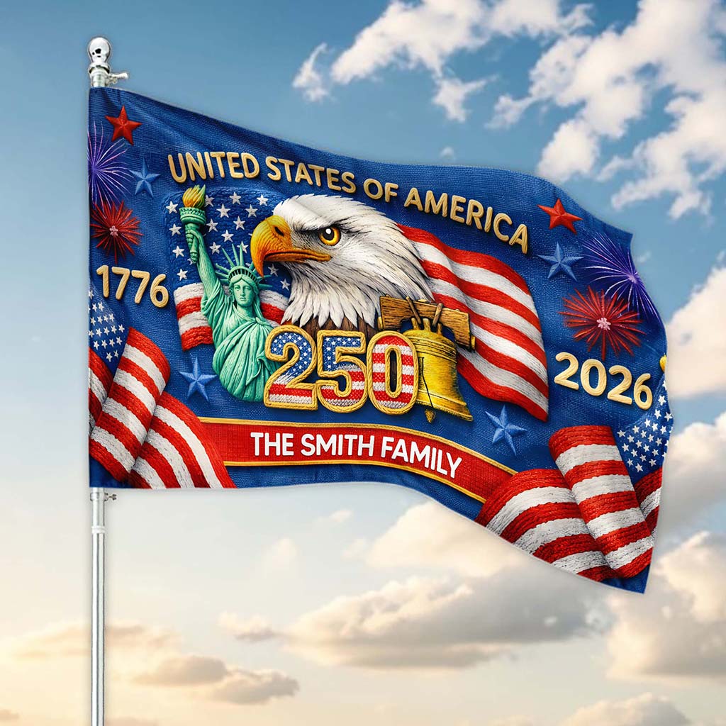 Personalized United State 250th Anniversary Flag UKHA6130401