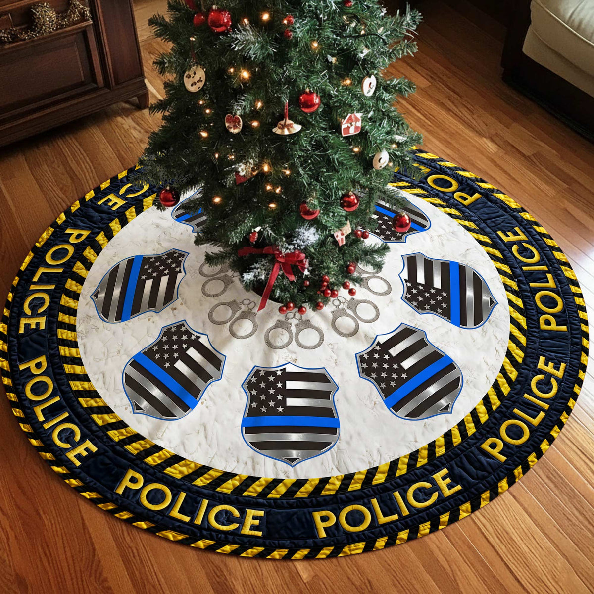 Police Christmas Tree Skirt QFPY5271002