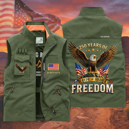 Personalized United States 250th Anniversary Pocket Vest UKND6170402