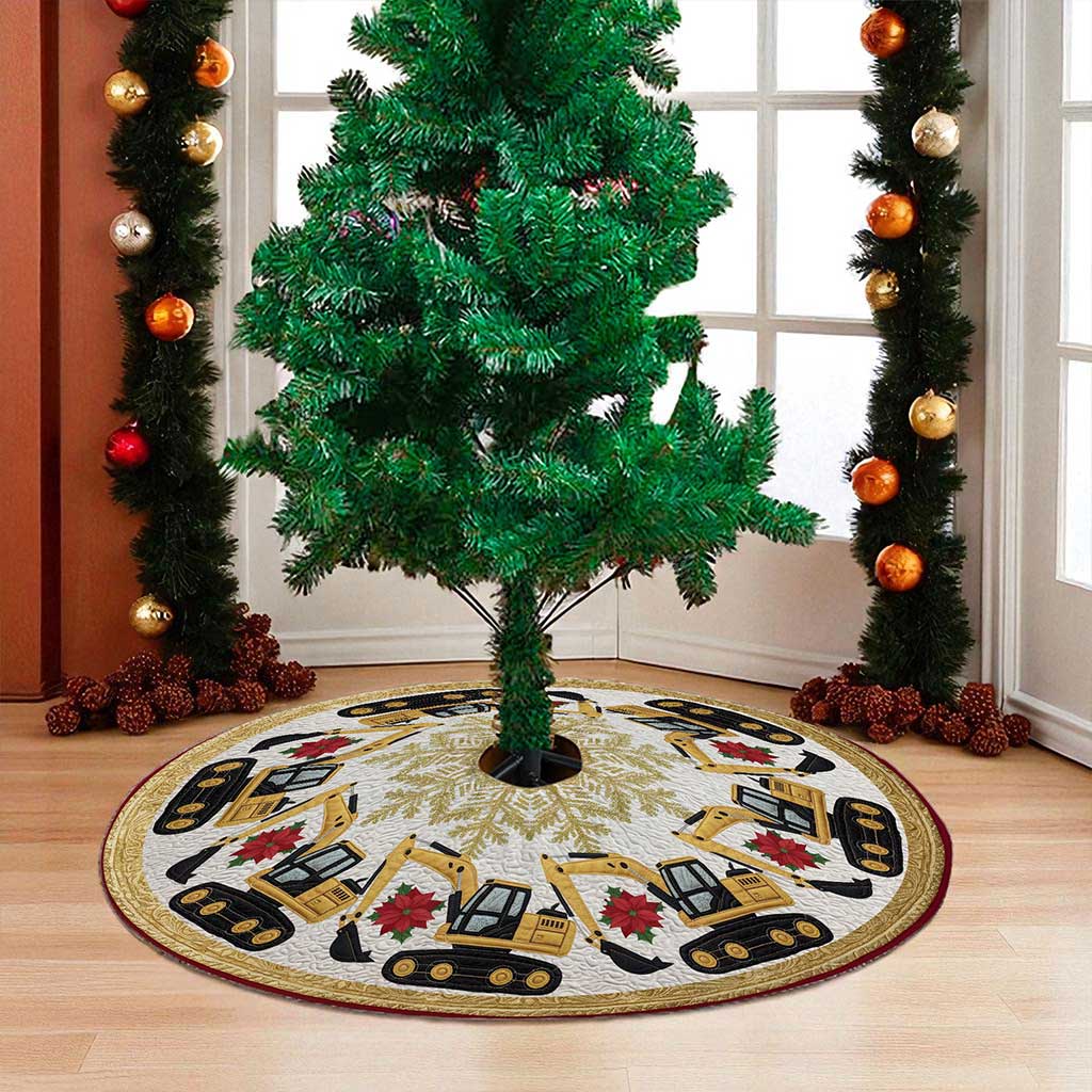 Excavator Christmas Tree Skirt NPND5231008
