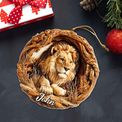 Custom 2D Flat Lion Acrylic Ornament UKTO5131003