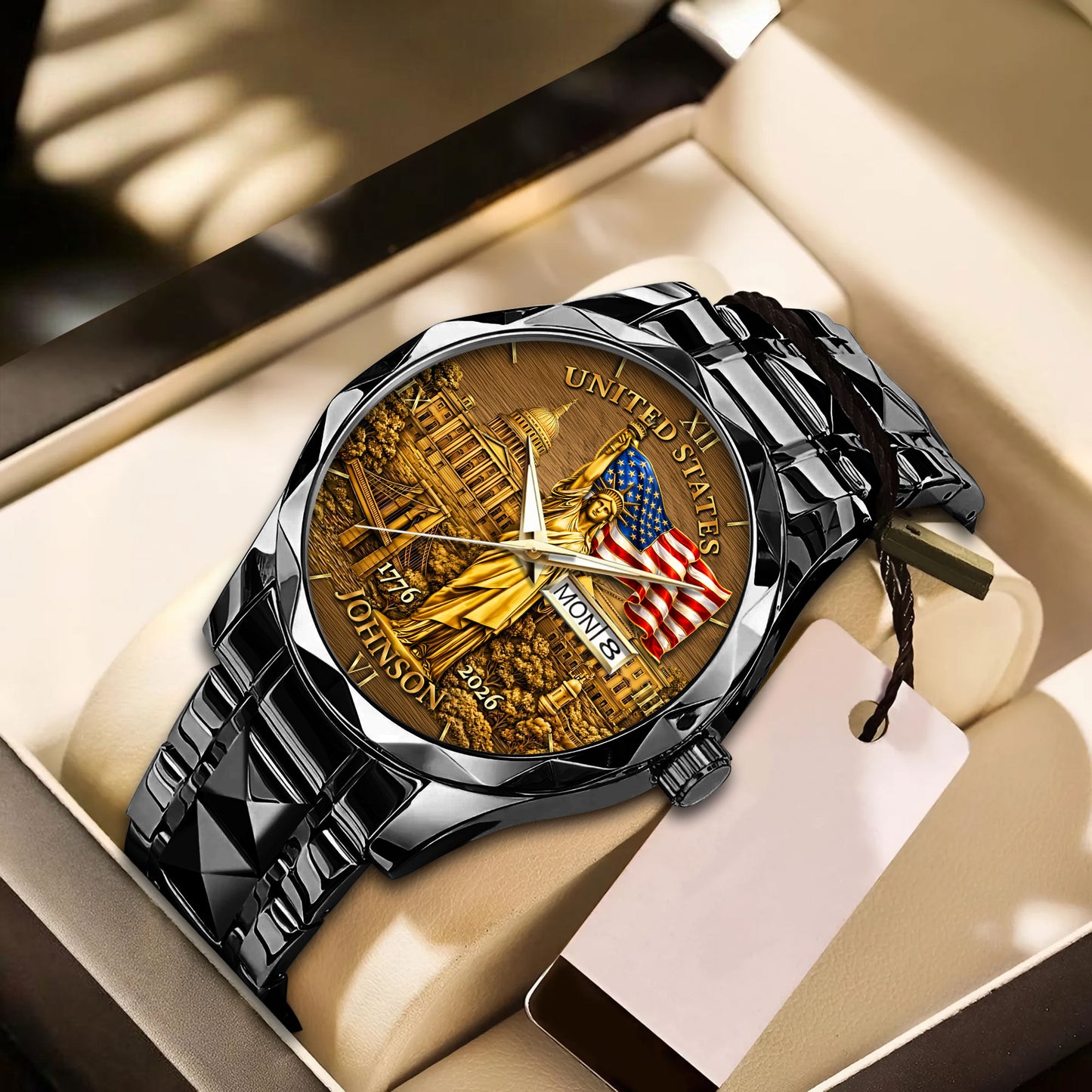 Personalized America 250th Anniversary Alloy Luxury Quartz Watch UKTD6130102