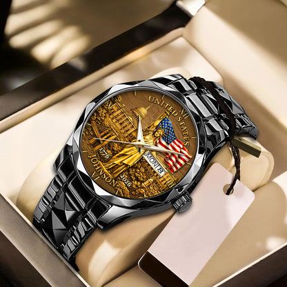 Personalized America 250th Anniversary Alloy Luxury Quartz Watch UKTD6130102