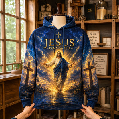 Jesus Is My Savior Christian 3D All Over Printed Clothes QFTD6130805