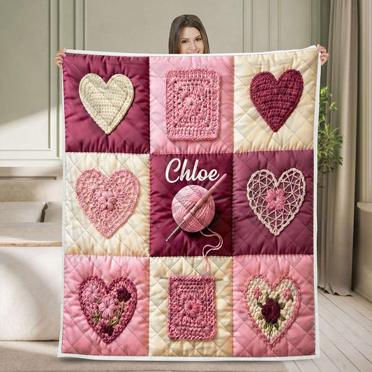 Custom Crochet Quilt Blanket THNT6140104