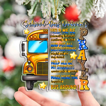 School Bus Driver Acrylic Ornament UKPY4241003
