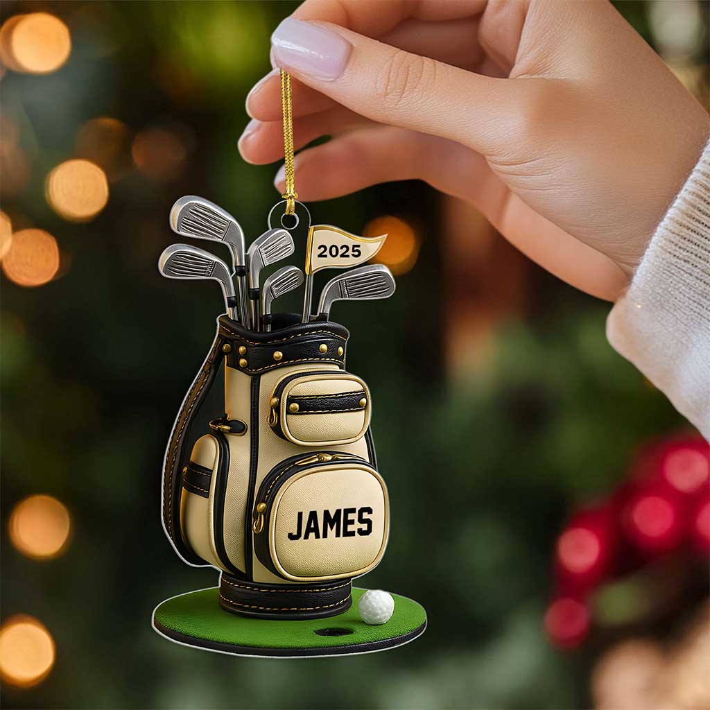 Custom Golf Bag Acrylic Ornament UKND5141006
