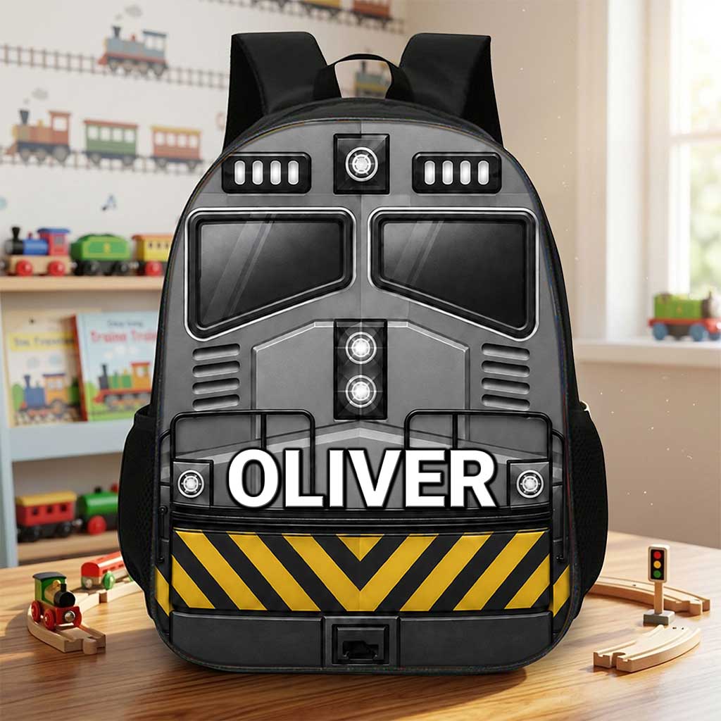 Personalized Train Kids Backpack NPND6300601