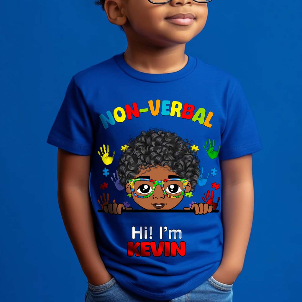 Personalized Autism Hoodie for kids, I Don't Speak Much Because I'm Brilliant And I'm Busy Thinking, Autism Awareness Gift, Gift for kids NPLT4100102
