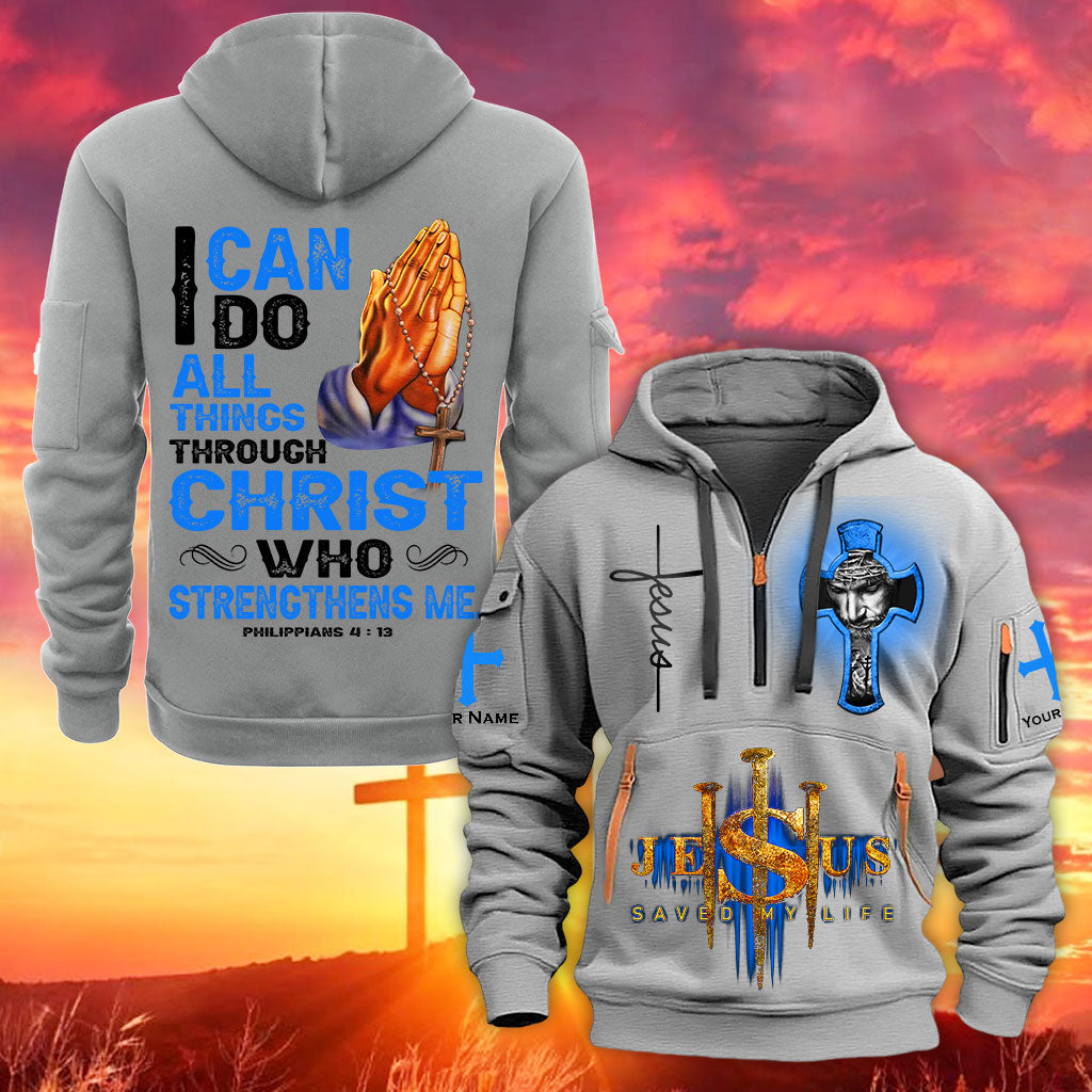 Personalized Jesus Zip Hoodie UKTO4161201