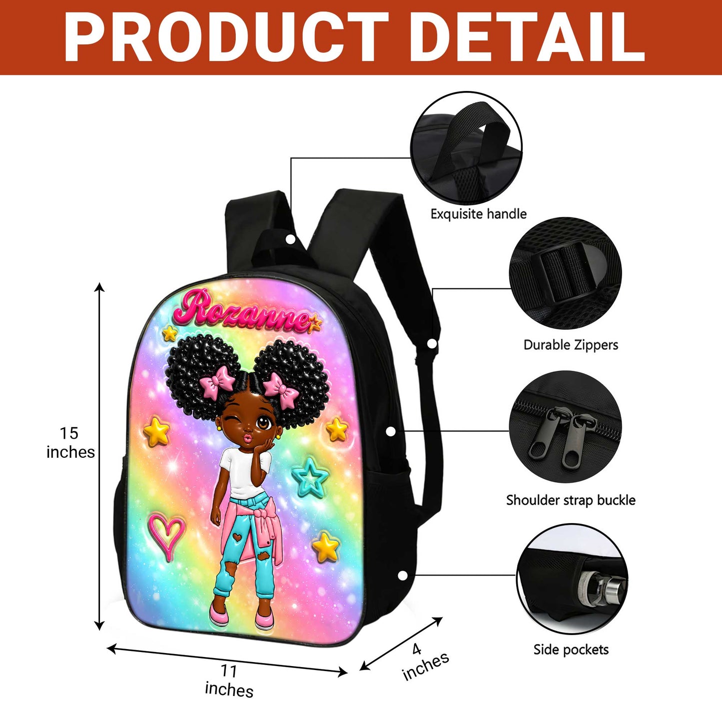 Personalized Back To School Backpack For Kids UKUU6010701