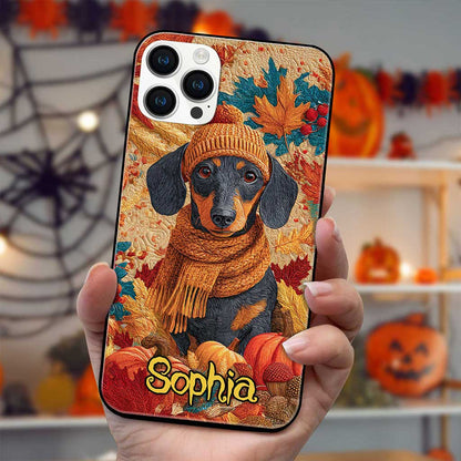 Custom Dachshund Halloween Phone Case UKTZ5100902