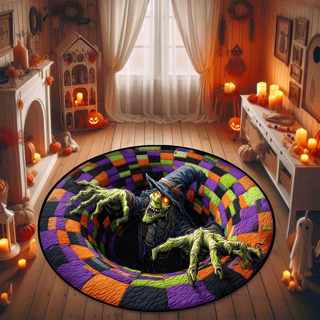 Witch Halloween 3D Printed Rug, Halloween Home Decor UKTZ5150903